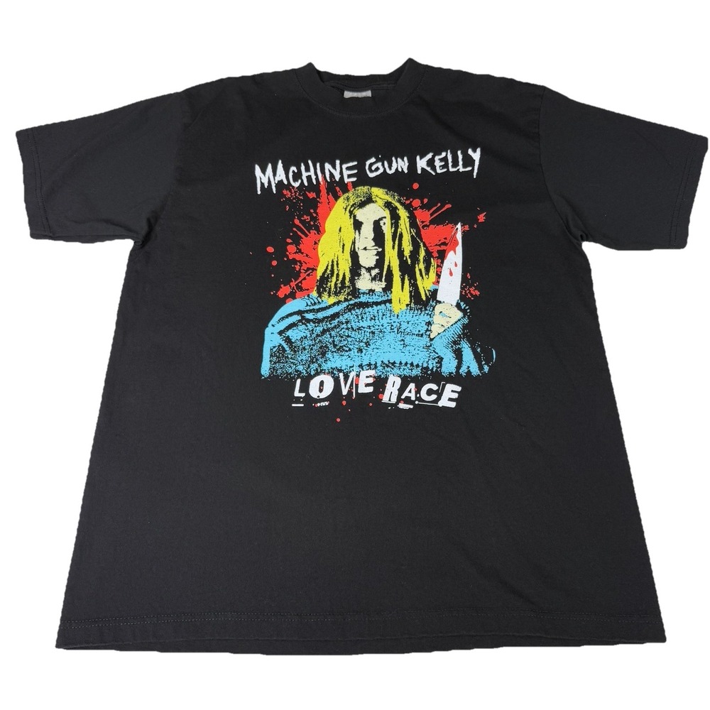 Shaka Wear T Shirt Mens Sz XL Machine Gun‎ Kelly Love Race Heavyweight Graphic